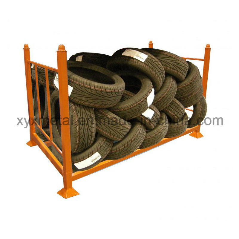 Steel Folding Stacking SUV PCR TBR Tire Tyre Lacing Rack